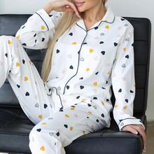 Load image into Gallery viewer, Cotton Love Printed Pajamas Set For Women
