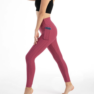 TikTok Honeycomb Legging With Side Pocket