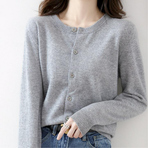 O Neck Cashmere Winter Cardigan