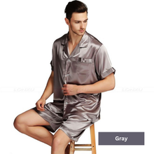 Load image into Gallery viewer, Men&#39;s Silk Nightwear Pajama Set
