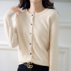 O Neck Cashmere Winter Cardigan