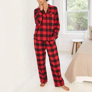 check-pajama-set-for-women