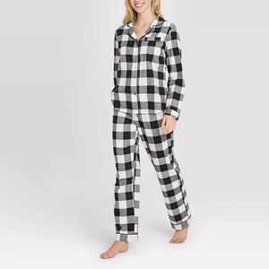 check-pajama-set-for-women