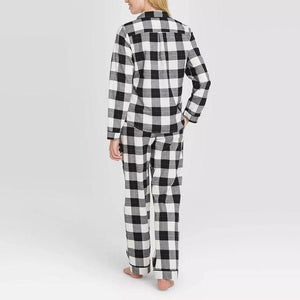 check-pajama-set-for-women