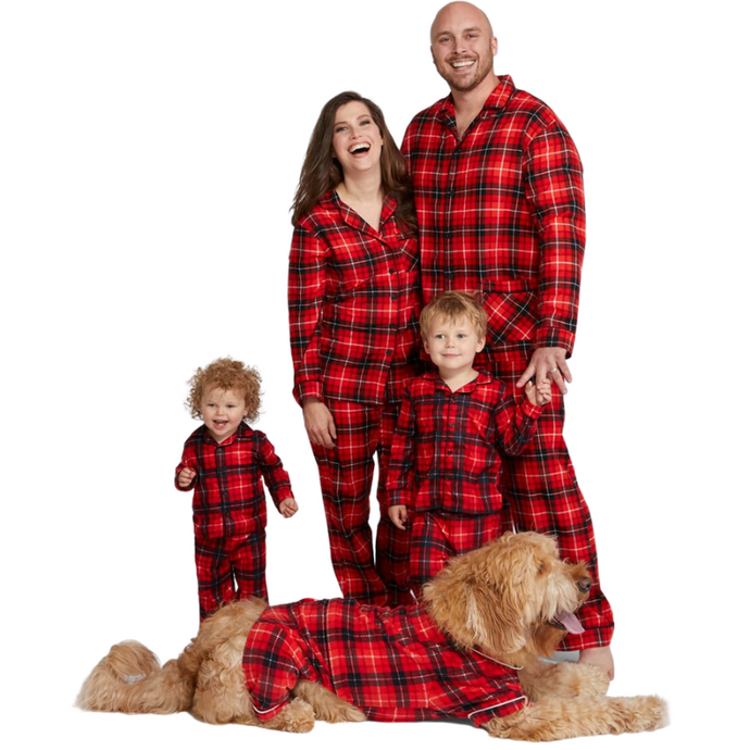 Check Matching Family Pajama Set