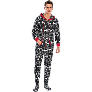 christmas-printed-men-pajamas-with-hoodie