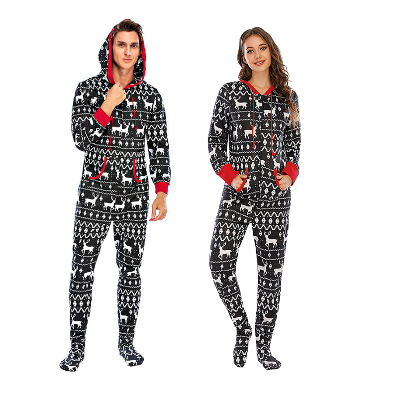 Onesie Matching Couple Pajama Set