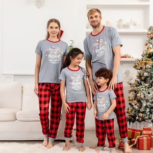 Moon and Back O Neck Matching Family Pajama Set