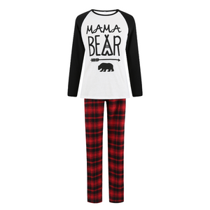 White Bear Matching Family Pajama Set